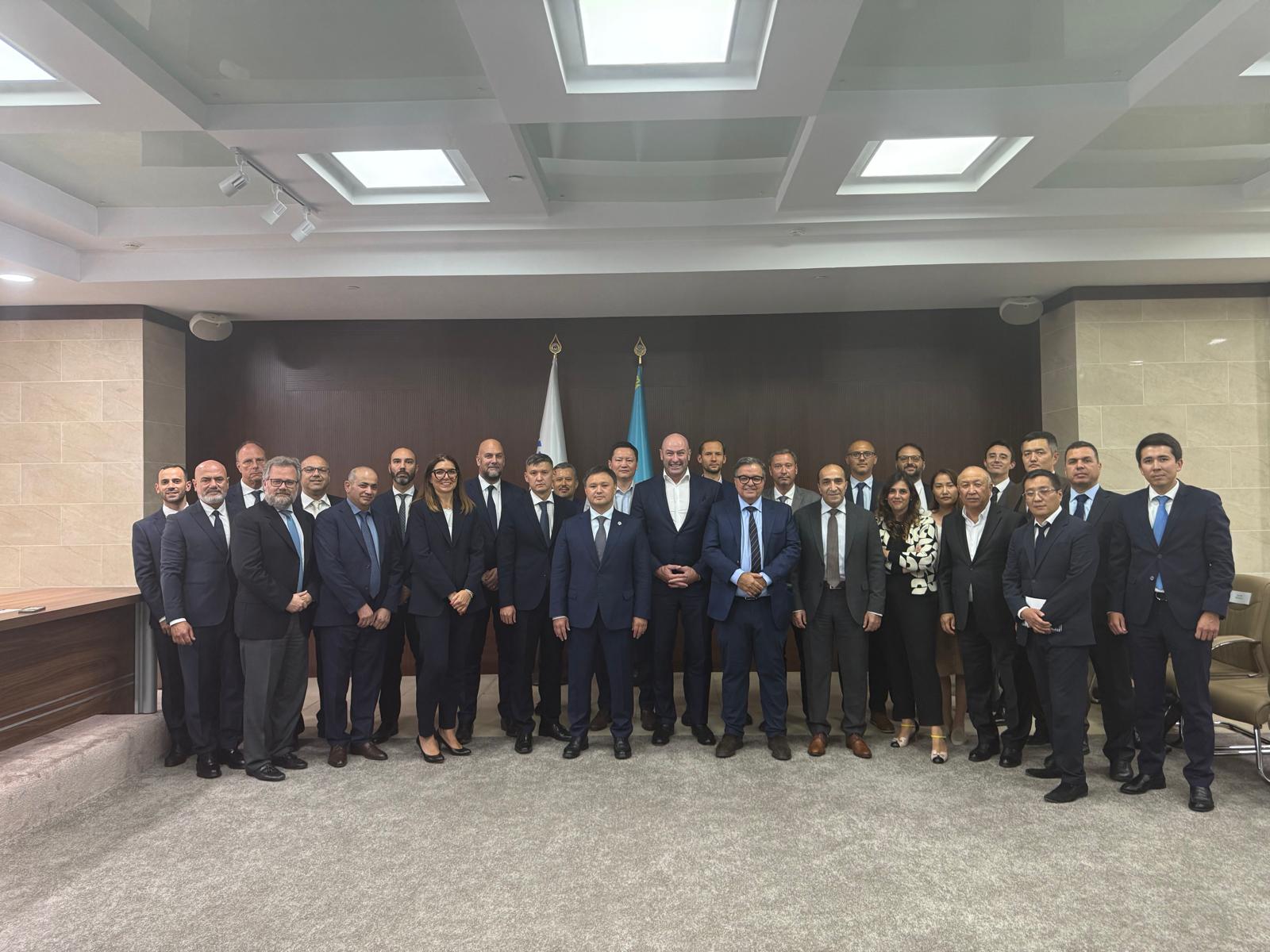TECNIMONT (MAIRE) attends the official signing ceremony of Tengiz gas separation complex in Kazakhstan