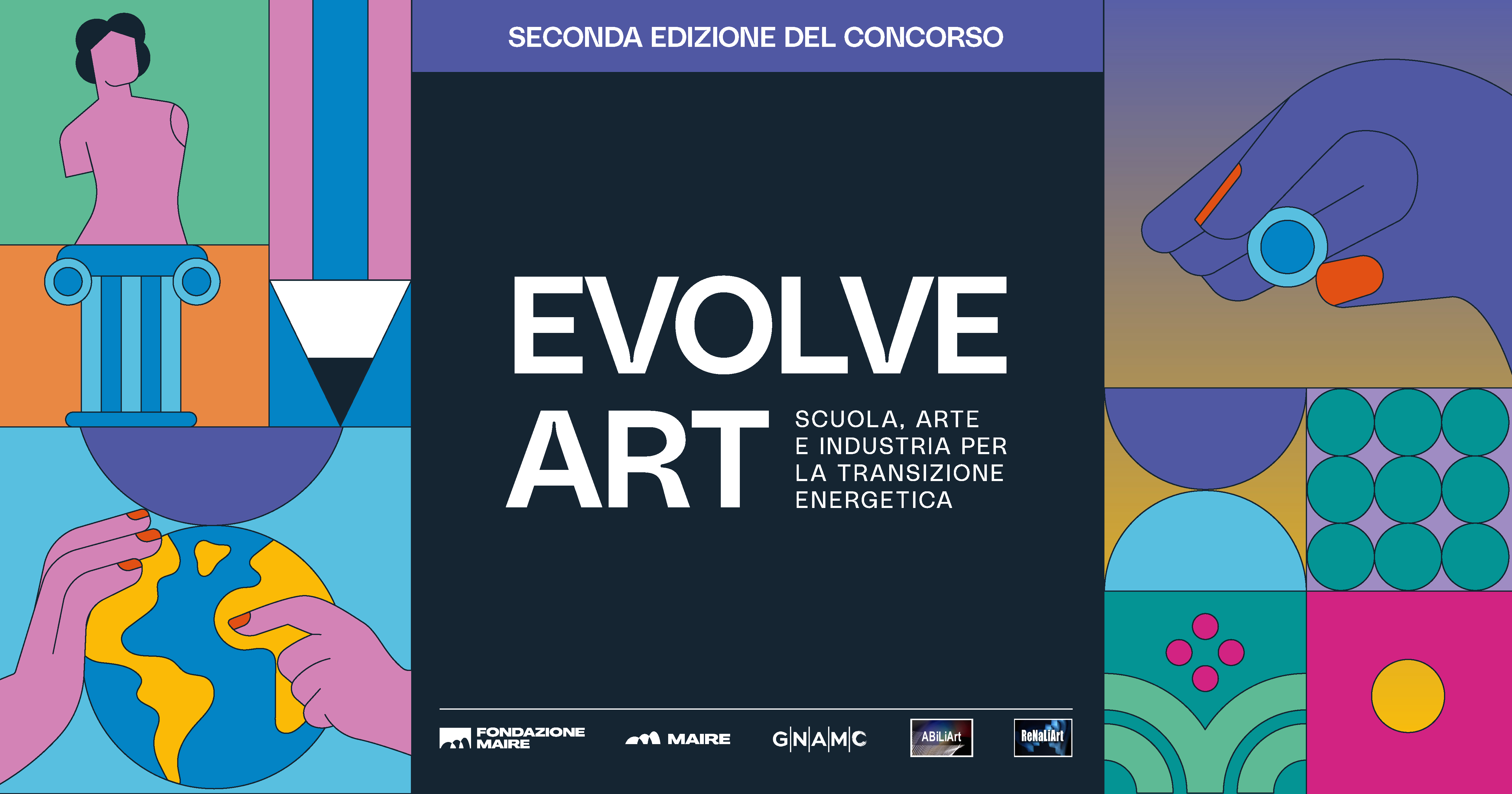 Image with the graphic for the art contest EvolveArt 2