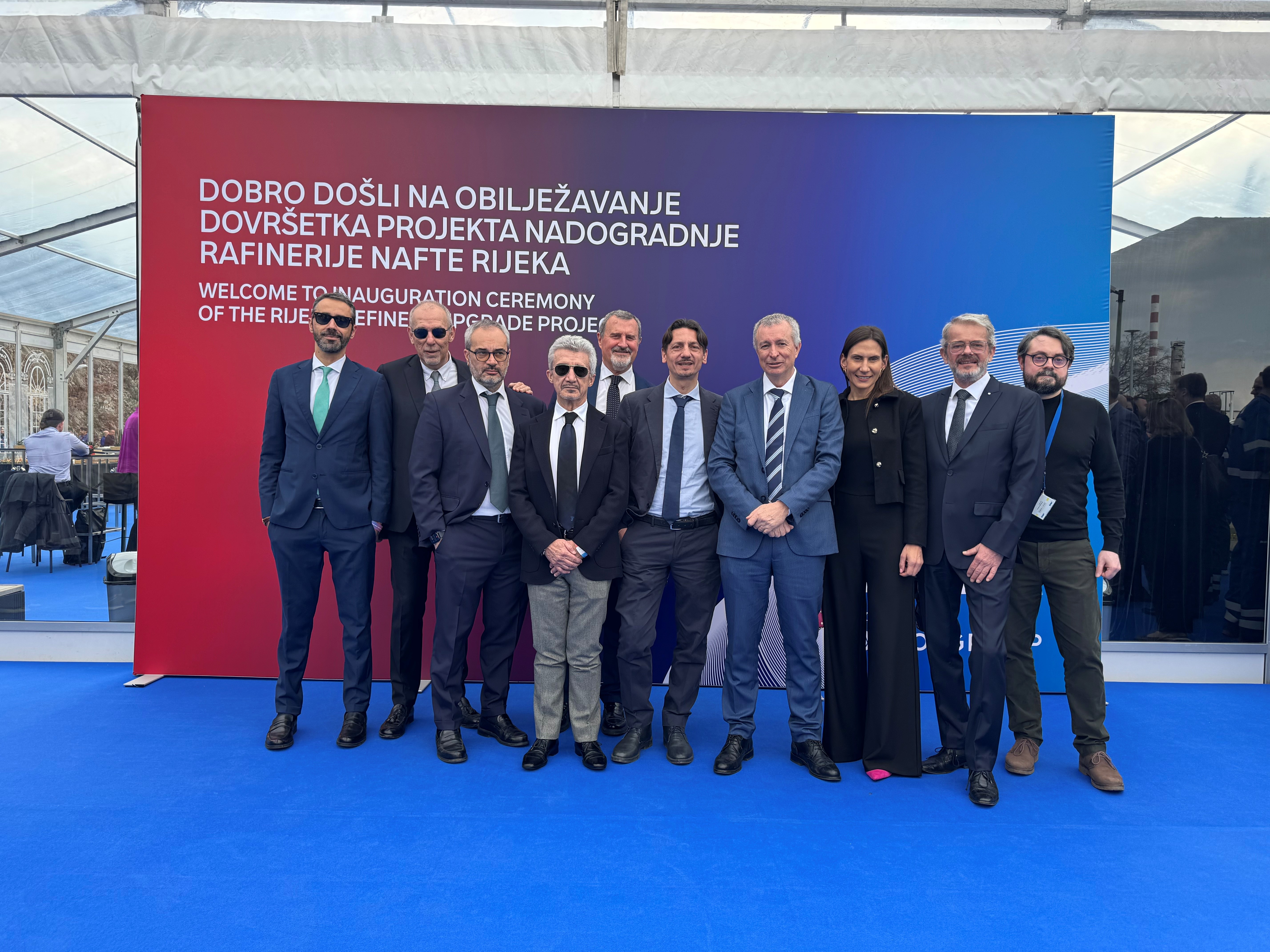 KT-KINETICS TECHNOLOGY (MAIRE) has completed its activities for the Rijeka Refinery Upgrade project and takes part in the completion ceremony in Croatia